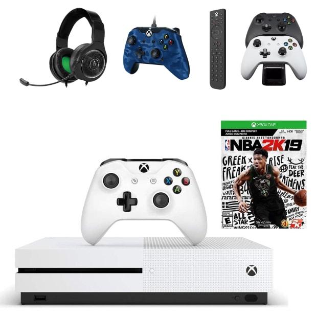 Xbox One S 1TB NBA 2K19 and Accessory Bundle