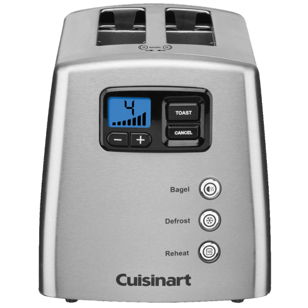 Cuisinart® Countdown Lever-Less 2-Slice Toaster