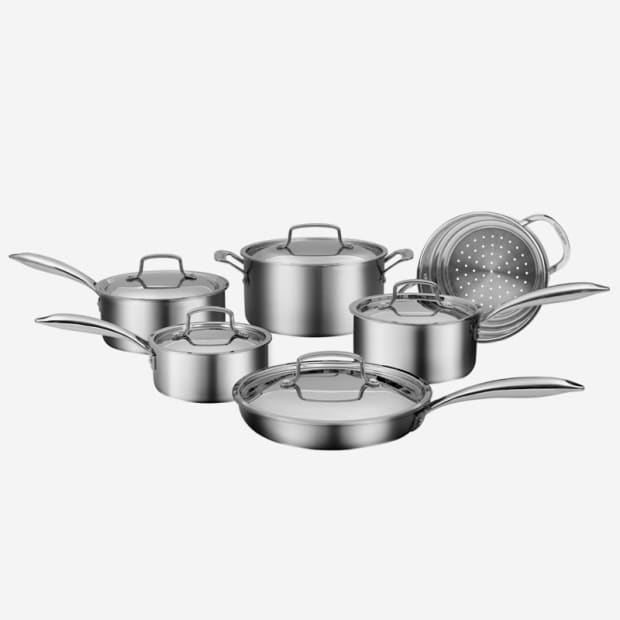 Cuisinart® 11-Piece Professional Series Five-Ply Cookware Set