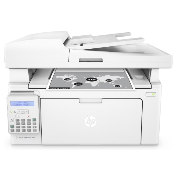 HP LaserJet Pro MFP M130fn All-in-One Printer Copier Scanner and Fax - White #1