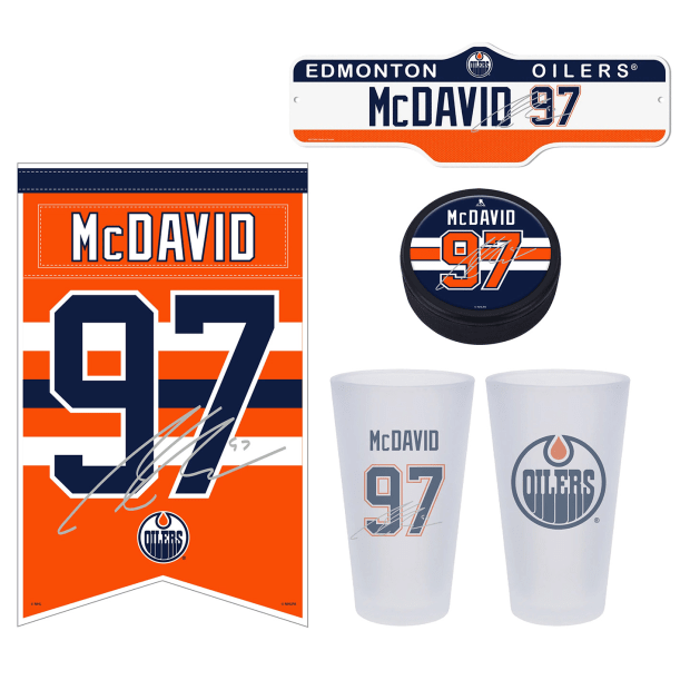 NHL Connor McDavid 4-Piece Fan Bundle