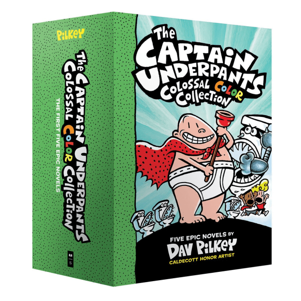  The Captain Underpants Colossal Color Collection (Books #1-5) by Dav Pilkey