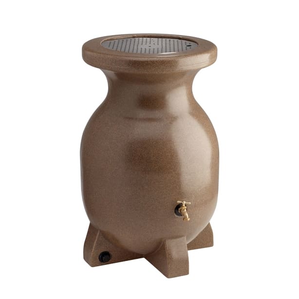 Koolatron KoolScapes 55 Gallon Sandstone-Look Rain Barrel