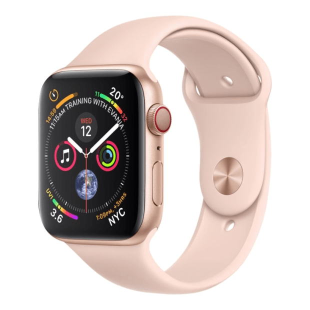 Apple Watch Series 4 - Gold Aluminum Case with Pink Sand Sport Loop - 44mm - GPS + Cellular #1