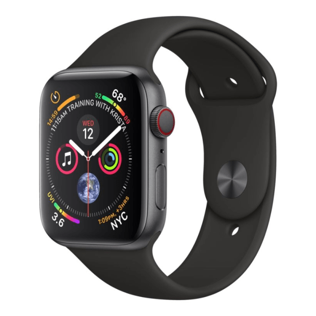 Get Apple Watch Series 4 - Space Grey Aluminum Case with Black Sport Loop - 40mm - GPS