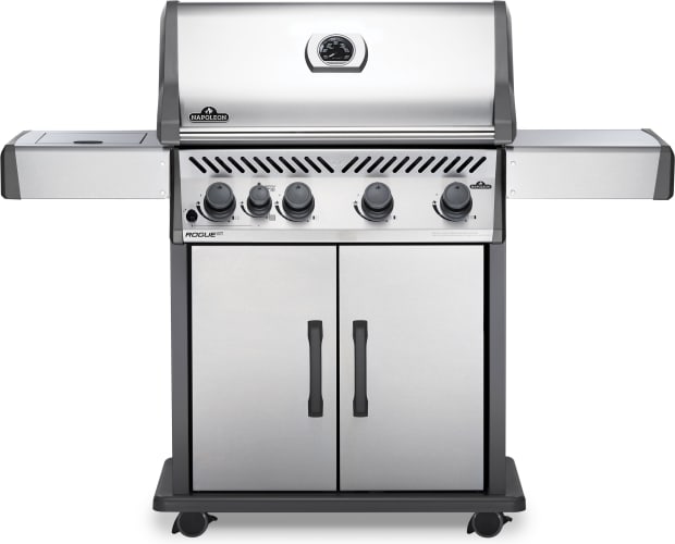 Napoleon Rogue XT 525 Grill with Infrared Side Burner - Stainless Steel - Propane