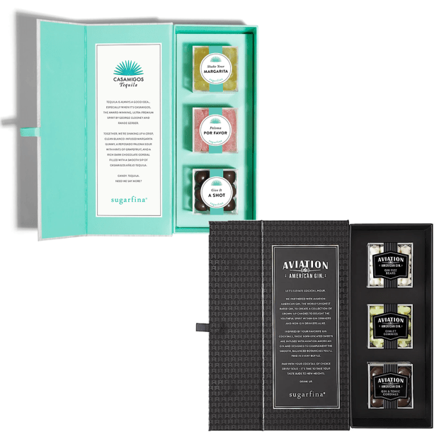 Sugarfina® Candy Bento Box Set - Casamigos "You Had Me At Tequila" 3-Piece Candy Bento Box and Aviation Gin 3-Piece Candy Bento Box #1