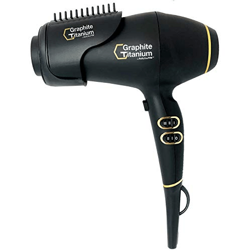 BaByliss PRO® Graphite + Titanium Ionic Hairdryer With Barrel Accessory #1