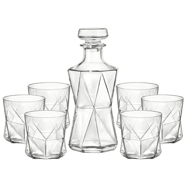 Bormioli Rocco Cassiopea 7-Piece Whiskey Set #1