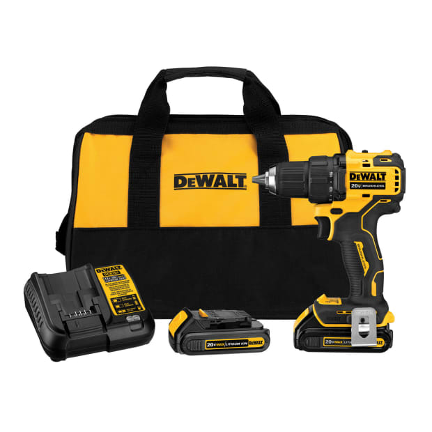 DeWalt DCD708C2 Atomic 20V Max* Brushless Compact 1/2 In. Drill/Driver Kit #1