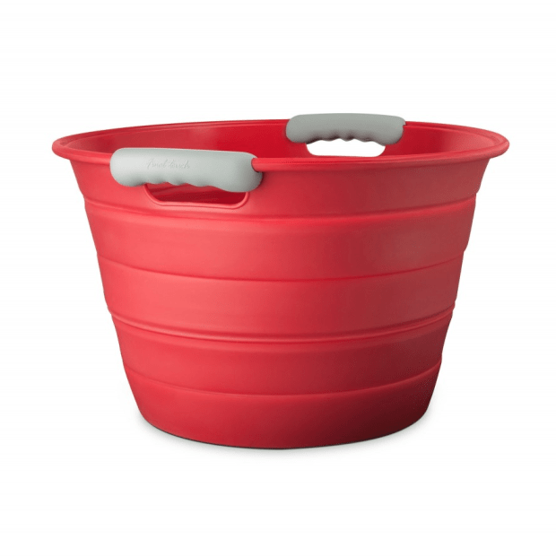 Final Touch® Collapsible Beverage Bin - Red #1