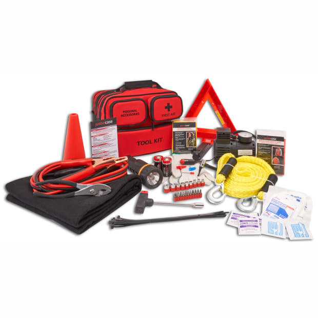 Justin Case® Premium Travel Automotive Kit - 76 Pieces
