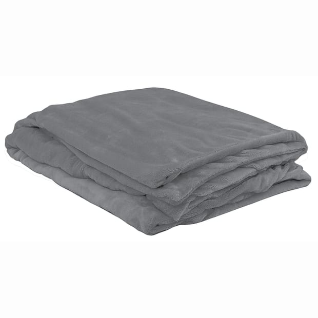 ObusForme® Deluxe Weighted Blanket - Grey - 12lbs | AIR MILES