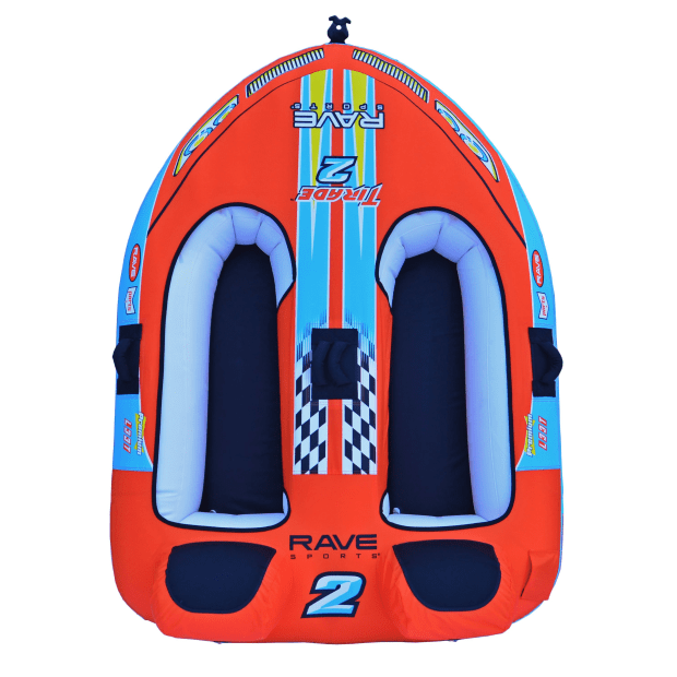 Rave Sports Tirade II 2-Rider Towable Plus Connelly Deluxe 2-Rider 60' Tow Rope #1