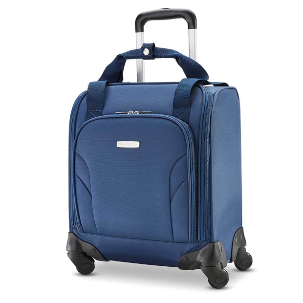 Valise de cabine pivotante « sous-siège » avec port USB de Samsonite - Océan #1