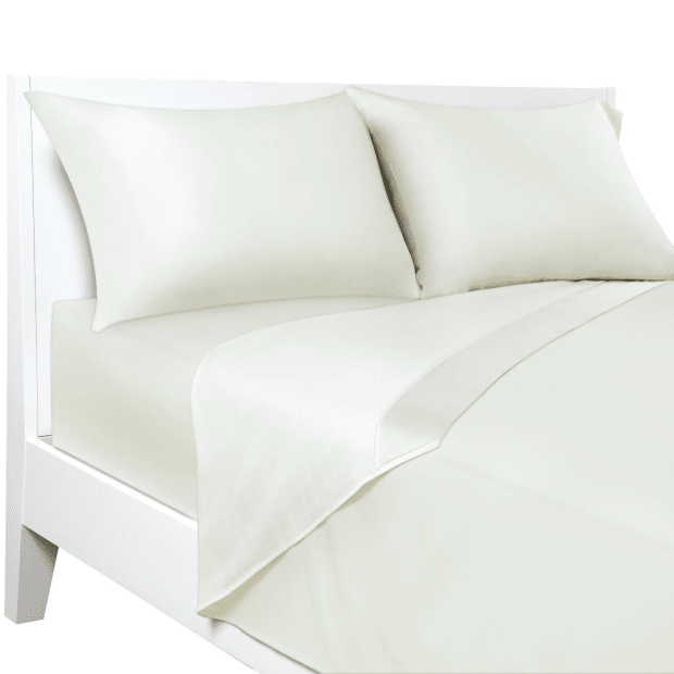 Sealy® 100% Cotton Temperature Balancing Sheet Set  - Ivory - King #1