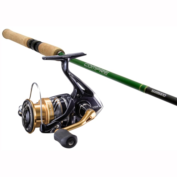 Shimano Nasci™ Spinning Reel & Compre™ Walleye 6'8” 2-Piece Spinning Rod  Combo