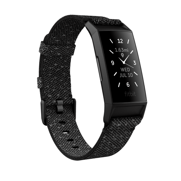 Fitbit Charge 4 Special Edition Fitness Tracker - Granite Reflective Woven #1