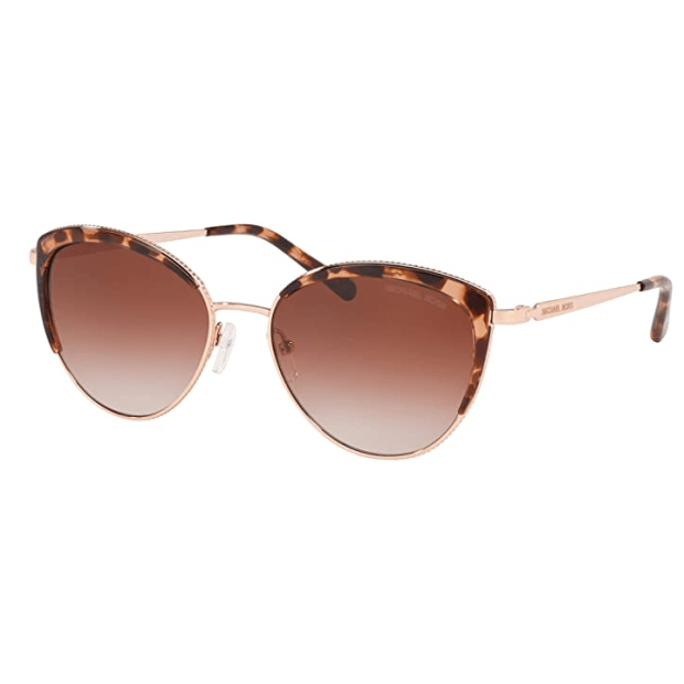 Michael Kors MK-1046 Key Biscayne Sunglasses - Rose Gold Frame with Brown  Clear Gradien Lens | AIR MILES