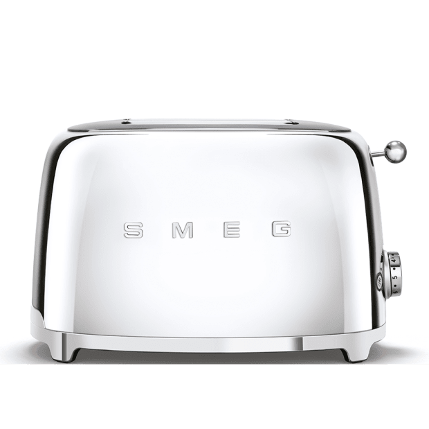 50's Retro 2-Slice Toaster - Chrome, SMEG