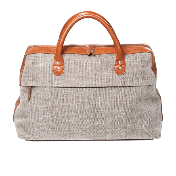 Ebby Rane The Valise - Cognac and Tweed #1