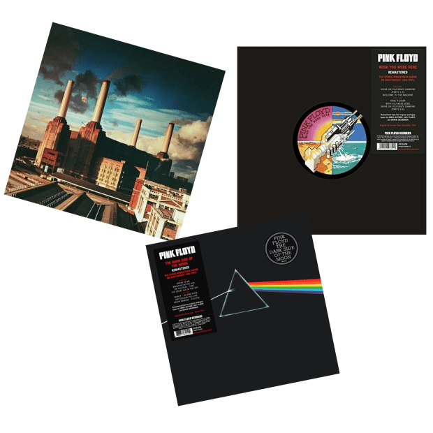 The Pink Floyd Vinyl Bundle - Dark Side Of The Moon Wish You Were Here Animals