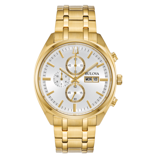 Bulova Classic Surveyor Men's Gold-Tone Stainless Steel Watch #1