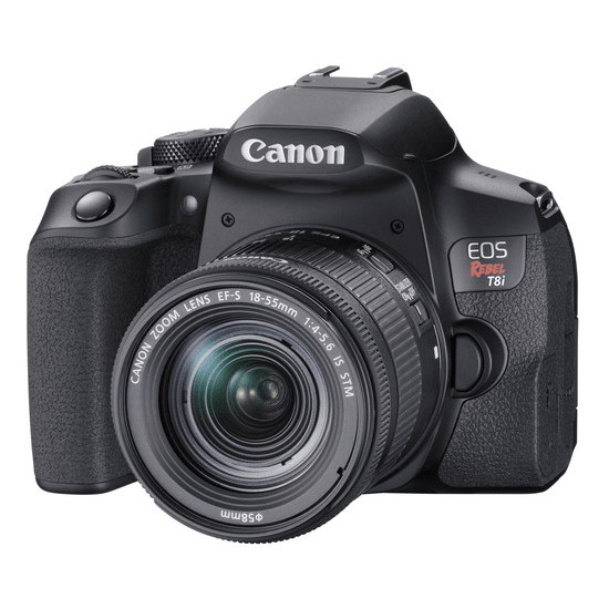 Appareil photo reflex numérique EOS Rebel T8i de Canon avec trousse d’objectif IS STM 18-55 mm #1