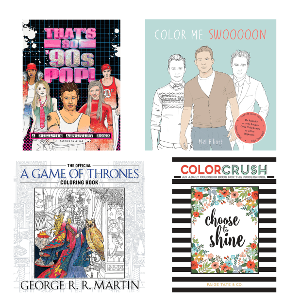 Adult Coloring Book Bundle - Set of 4 #1
