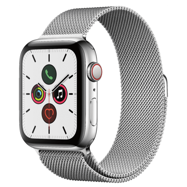 Apple Watch Series 5 Stainless Steel Case with Stainless Steel Milanese Loop - 44mm - GPS + Cellular #1