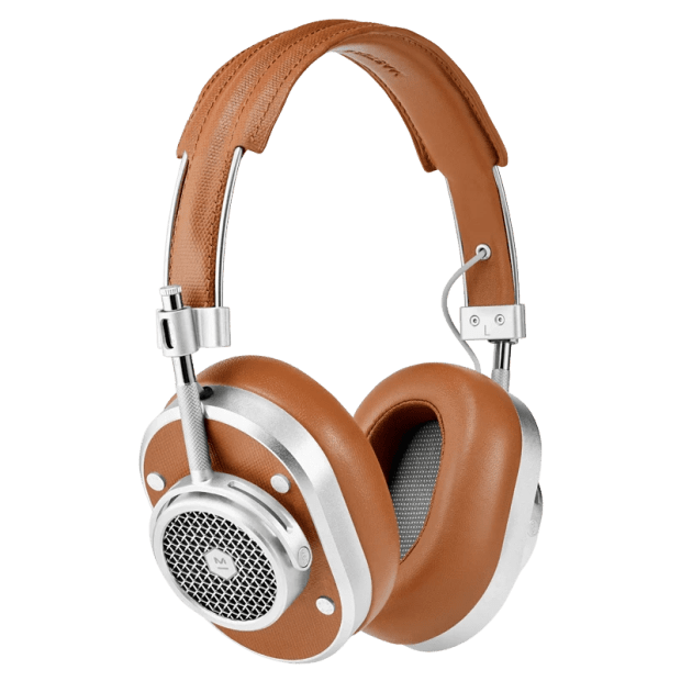 Master & Dynamic MH40 Wireless Over-Ear Headphones - Silver Metal/Brown Coated Canvas #1