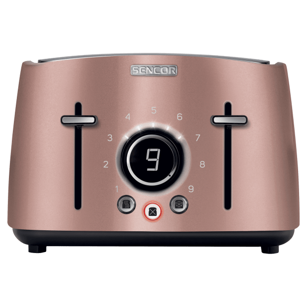 Sencor® 4-Slice 1600W Electric Toaster - Rose Gold #1