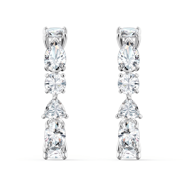 Swarovski Tennis Deluxe Mixed Pierced Earrings #1