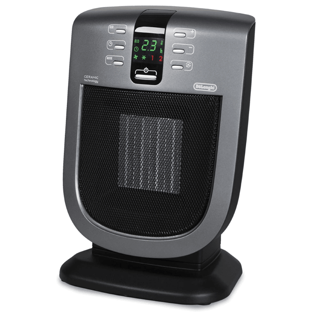 Chaufferette numérique compacte en céramique avec télécommande de De’Longhi #1