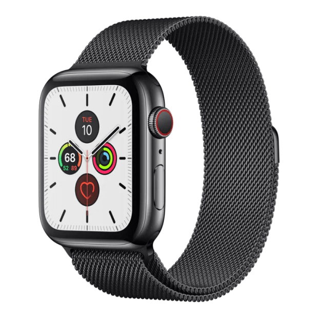 Apple Watch Series 5 Space Black Stainless Steel Case with Space