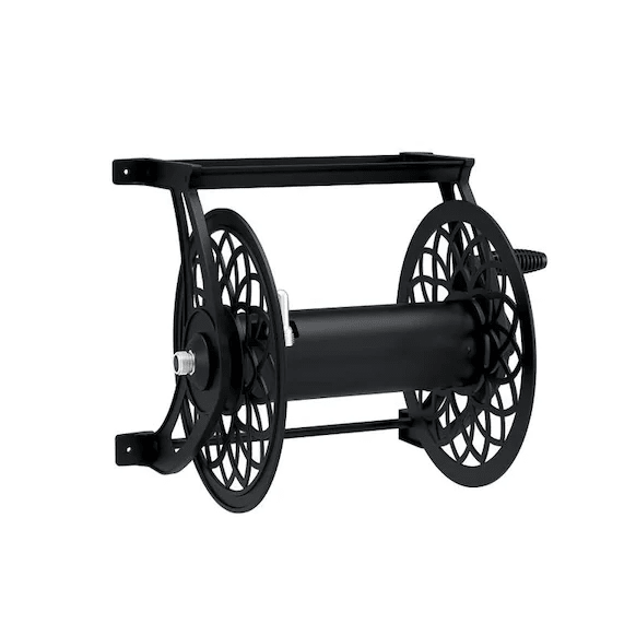 Suncast 125 ft. Decorative Metal Hose Reel - Black #1