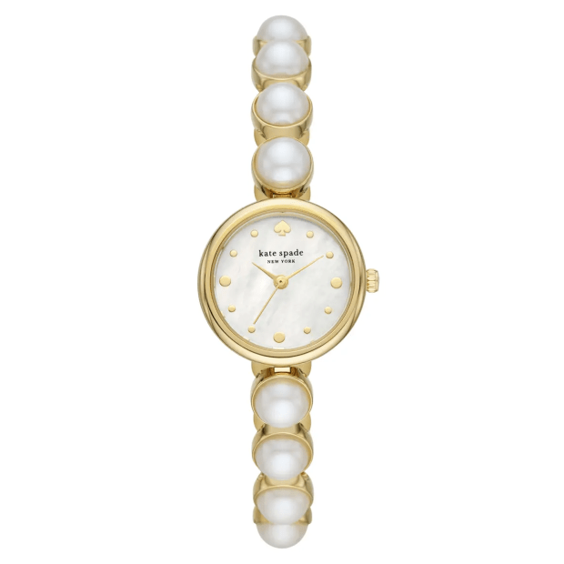 Kate Spade New York Monroe White Pearl Bracelet Watch #1