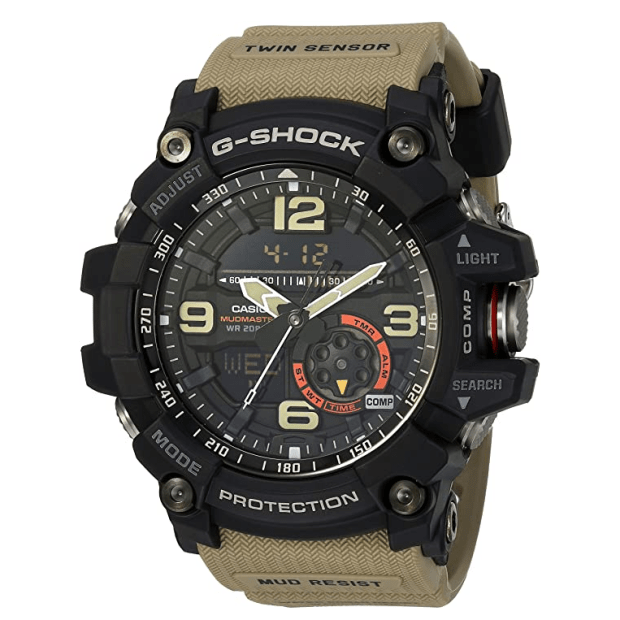 CASIO® G-Shock Master of G Mudmaster Men's Twin Sensor Sport Watch - Military Beige #1