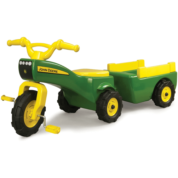 John Deere Pedal Trike and Wagon #1