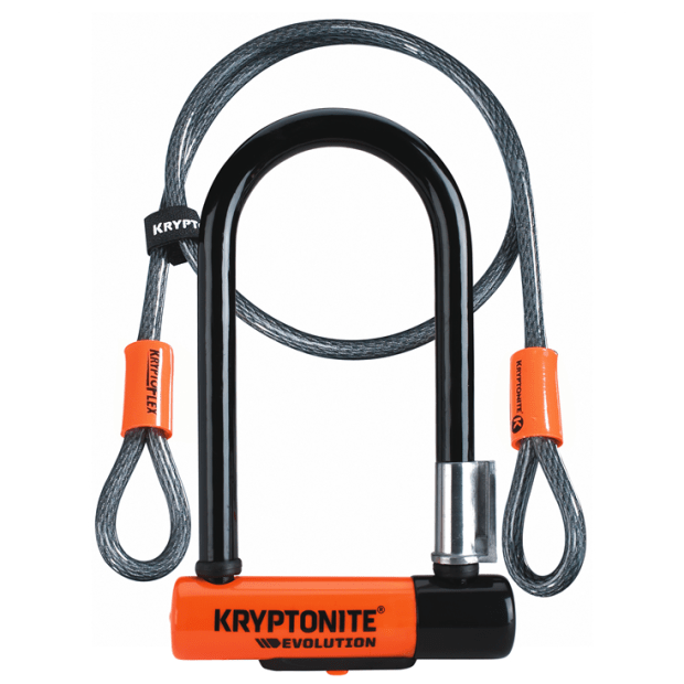 Kryptonite Evolution Lock with Mini 7" W/4' Flex cable  #1