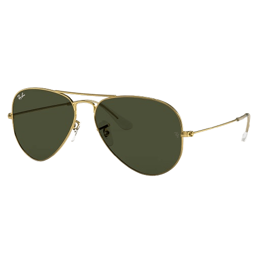 Ray_Ban Aviator Classic Sunglasses - Gold/Green Classic G-15 #1