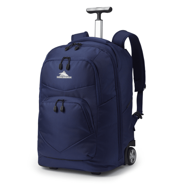 High Sierra Freewheel Pro Wheeled Backpack – True Navy #1