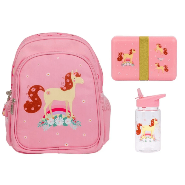 A Little Lovely Company™ School Set: Backpack – Horse #1