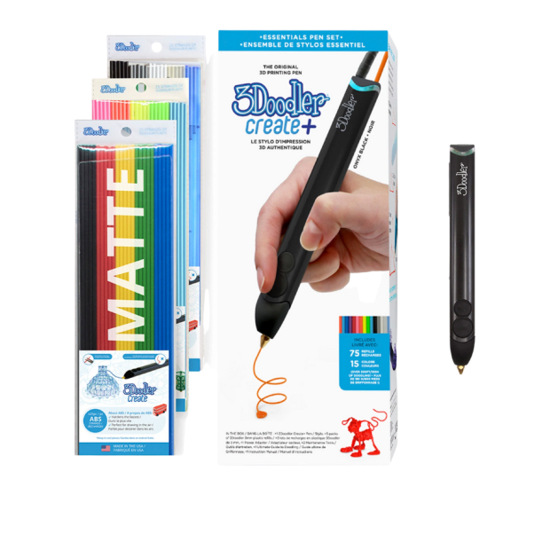 3Doodler Create+ Essentials 3D Printing Pen Set – Onyx Black #1