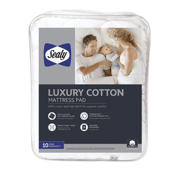 Sealy Luxury Cotton Mattress Pad – Queen #1