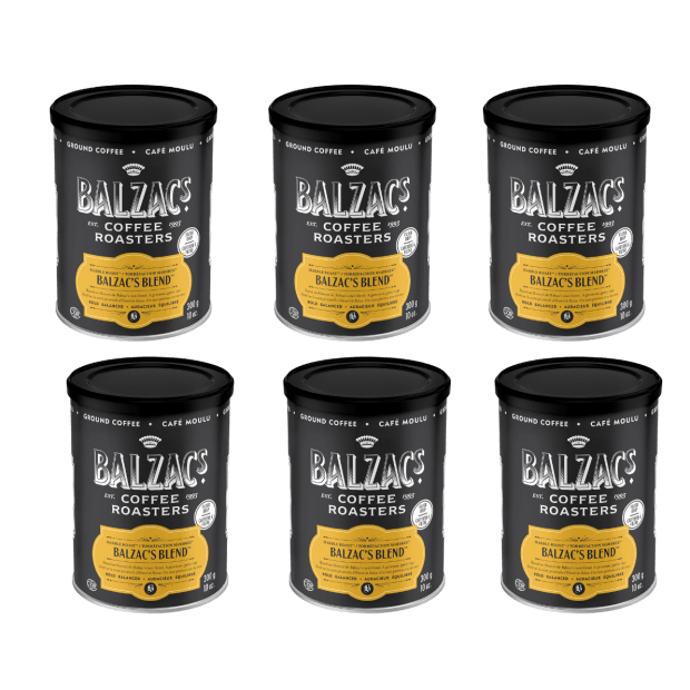 Balzac’s Coffee Roasters Balzac’s Blend Ground Coffee – 300g/10oz – Set of 6 #1