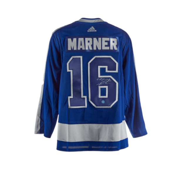 AJ Sports Mitch Marner Toronto Maple Leafs Signed Reverse Retro Adidas Jersey #1