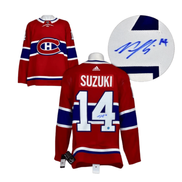 AJ Sports Nick Suzuki Montreal Canadiens Autographed Adidas Jersey
