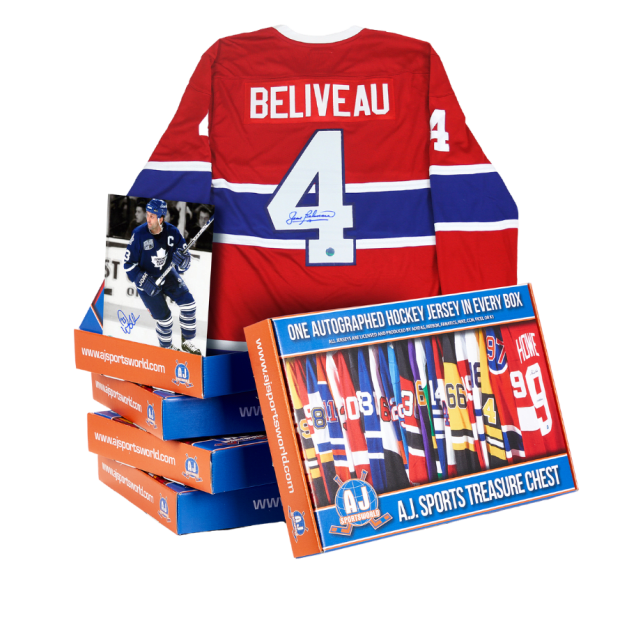 AJ Sports Legends Of Hockey Dual Signature Dream Rewards Treasure Chest Series XXI.
