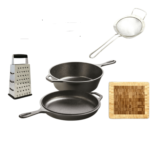 Lodge 3.2-Quart Cast Iron Combo Cooker Bundle